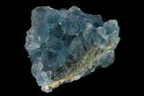 Stepped Blue Fluorite Crystal Cluster - China #138080-2